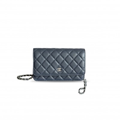 CHANEL CAVIAR QUILTED WALLET ON CHAIN WOC AP0250 (19*13*3cm) 